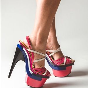 Vintage Donna Versace platforms